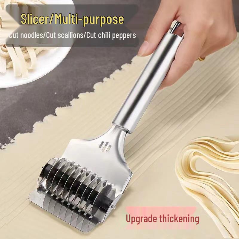 

Ручний ніж для нарізання локшини та тіста з нержавіючої сталі