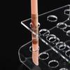Klarer Acryl-Stifte- und Augenbrauenstift-Halter für das Bürodisplay