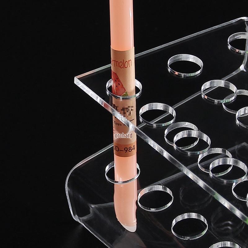 Klarer Acryl-Stifte- und Augenbrauenstift-Halter für das Bürodisplay