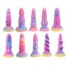 Glow-in-the-Dark Masturbator Silicone Dildo with Ergonomic Curve Body-Safe Realistic Sex Toy for Women Waterproof Quiet Discreet Adult Massager for
