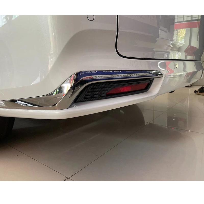  For Honda Odyssey   2024 Car Rear Fog Light Lamp Covers Trim Frame ABS Chrome Exterior Accessories Decoration Stickers