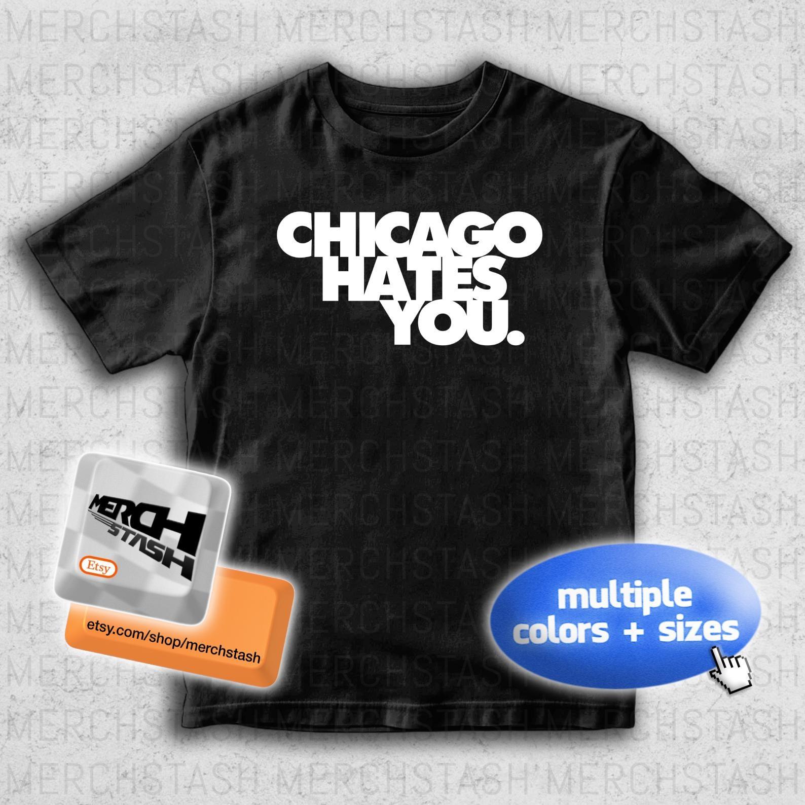 Chief Keef Chicago Hates You T-Shirt Tee Merch | Y2K Sosa Rap Glo Gang Lead Never Follow Leaders Meme 4XL