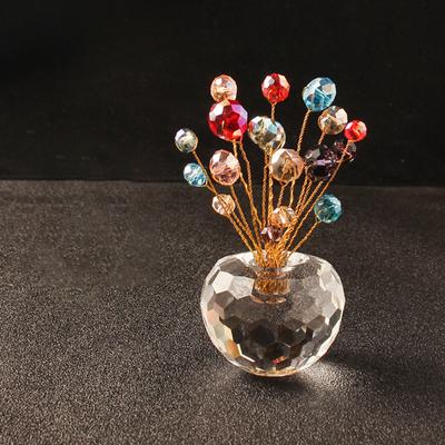 Lucky Fruit Crystal Car Ornament barevné korálky figurka kolekce Domácí dekorace interiéru