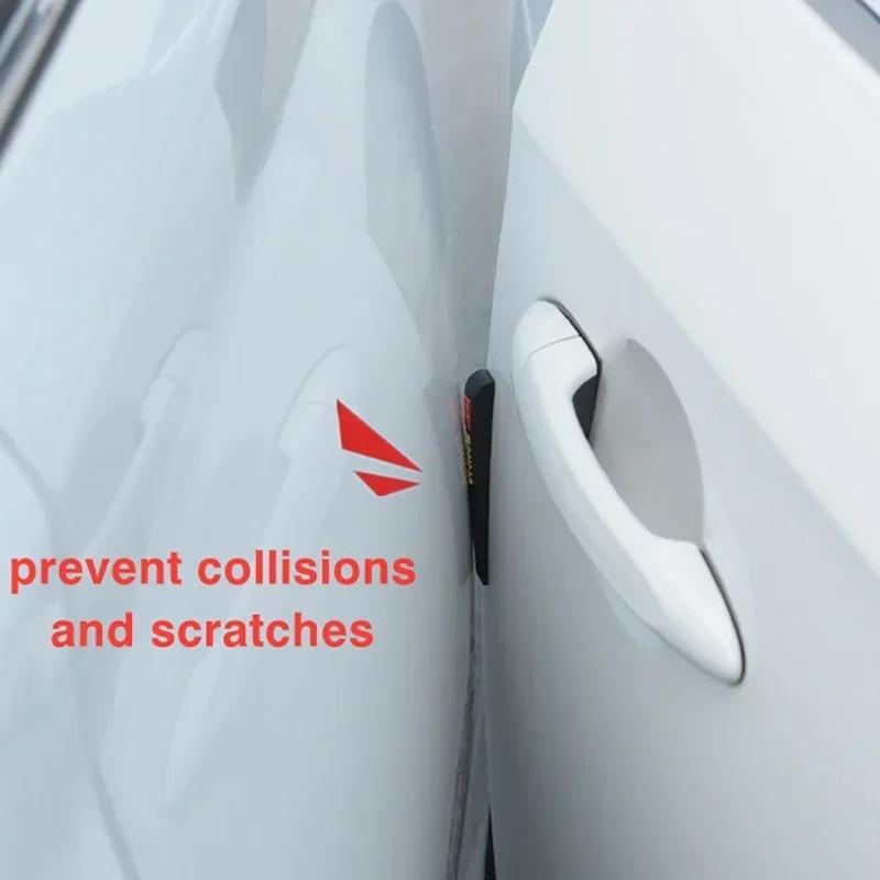 6PCS Car Door Edge Protector Strip Car Exterior Stickers Car Accessories for Mitsubishi Outlander 3 Lancer EX ASX Pajero