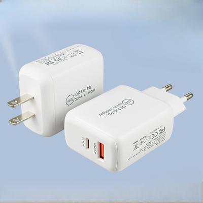 New PD45W Dual-port A+C Fast Mobile Phone Charger 45W European Charging Head