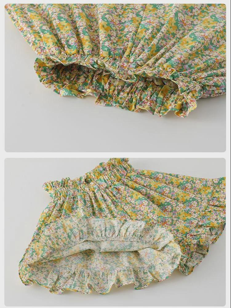 Pantaloni scurți florali de vară 2025 pentru fetițe - Design la modă, versatil, elegant