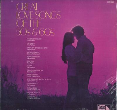 LP-Schallplatte VERSCHIEDENE - Great Love Songs Of The 50's & 60's LES4020 Laurie Records 1979 US Rock
