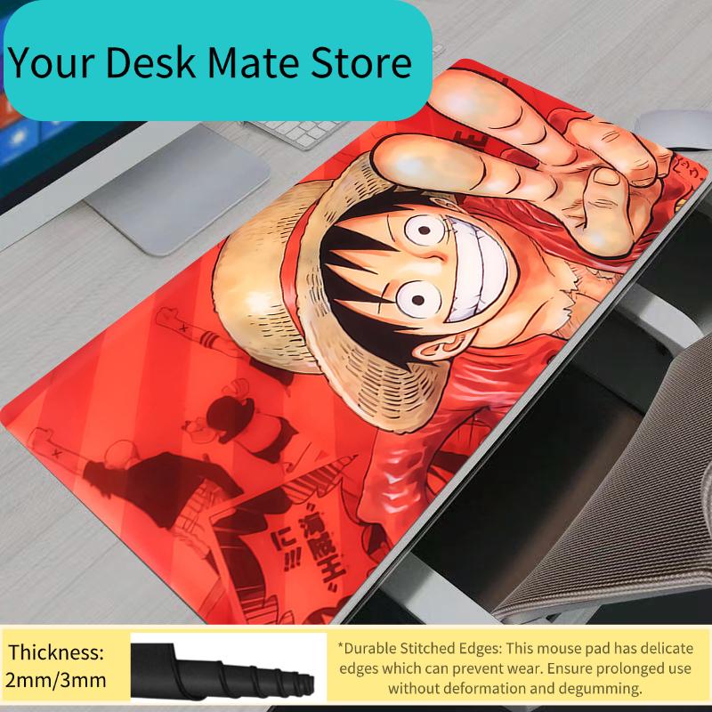 Mouse Pad Gaming XL Home New HD PC Mousepad XXL Keyboard Pad Non-Slip Office Carpet Laptop Japan Game Anime One Piece For LOL