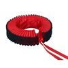 Vintage Ruffle Collar Detachable False Collar for Women Men Contrast Black Edging Clown Choker Neck Ruff Cosplay Collar