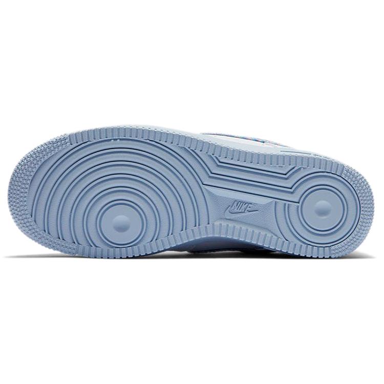 Nike Womens Air Force 1 Low 'Hydrogen Blue' (women's sizes) White / Hydrogen Blue / Laser Blue Skateboard Shoes CZ0377 100