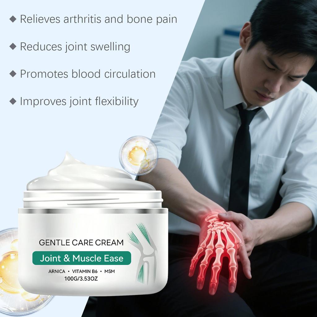 Joint Moisturizing Cream with Herbal Gentle for Knees, Shoulders and Neck
