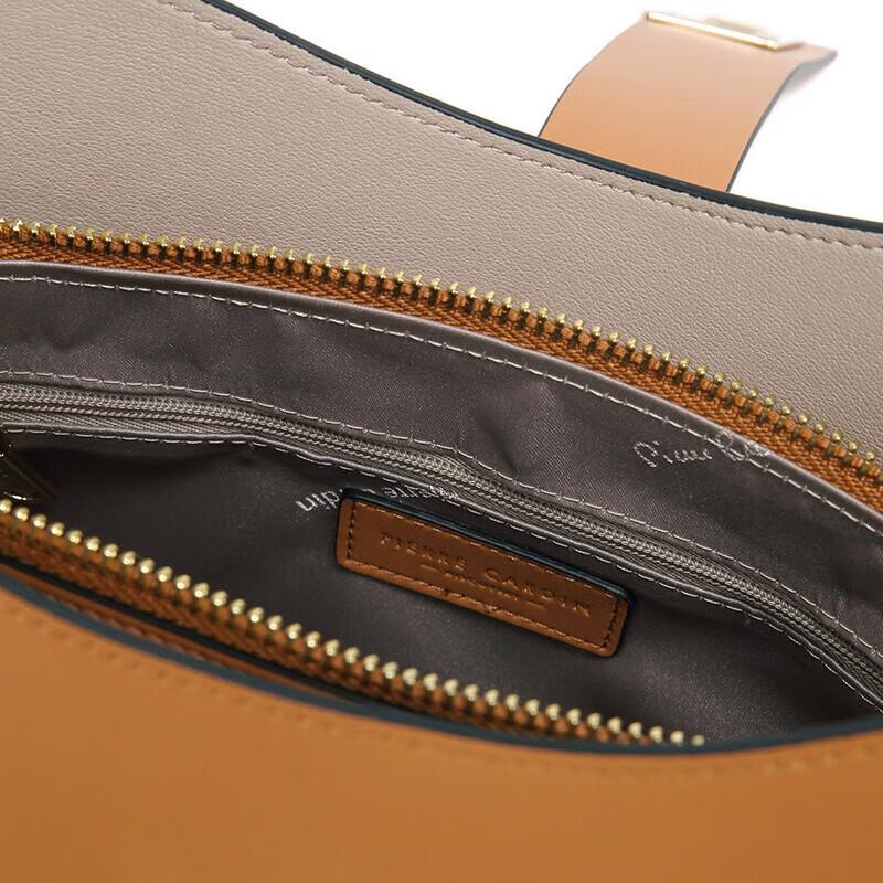 Pierre Cardin Women's Genuine Leather Bucket Shoulder Bag