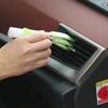 2-in-1 Car Vent Cleaner Brush - Removable Microfiber Cover for AC Vents Keyboard Electronics Home Car Detailing