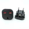 Power Charger UK to EU Converter Socket Plug Outlet Connector Durable Travel Adapter