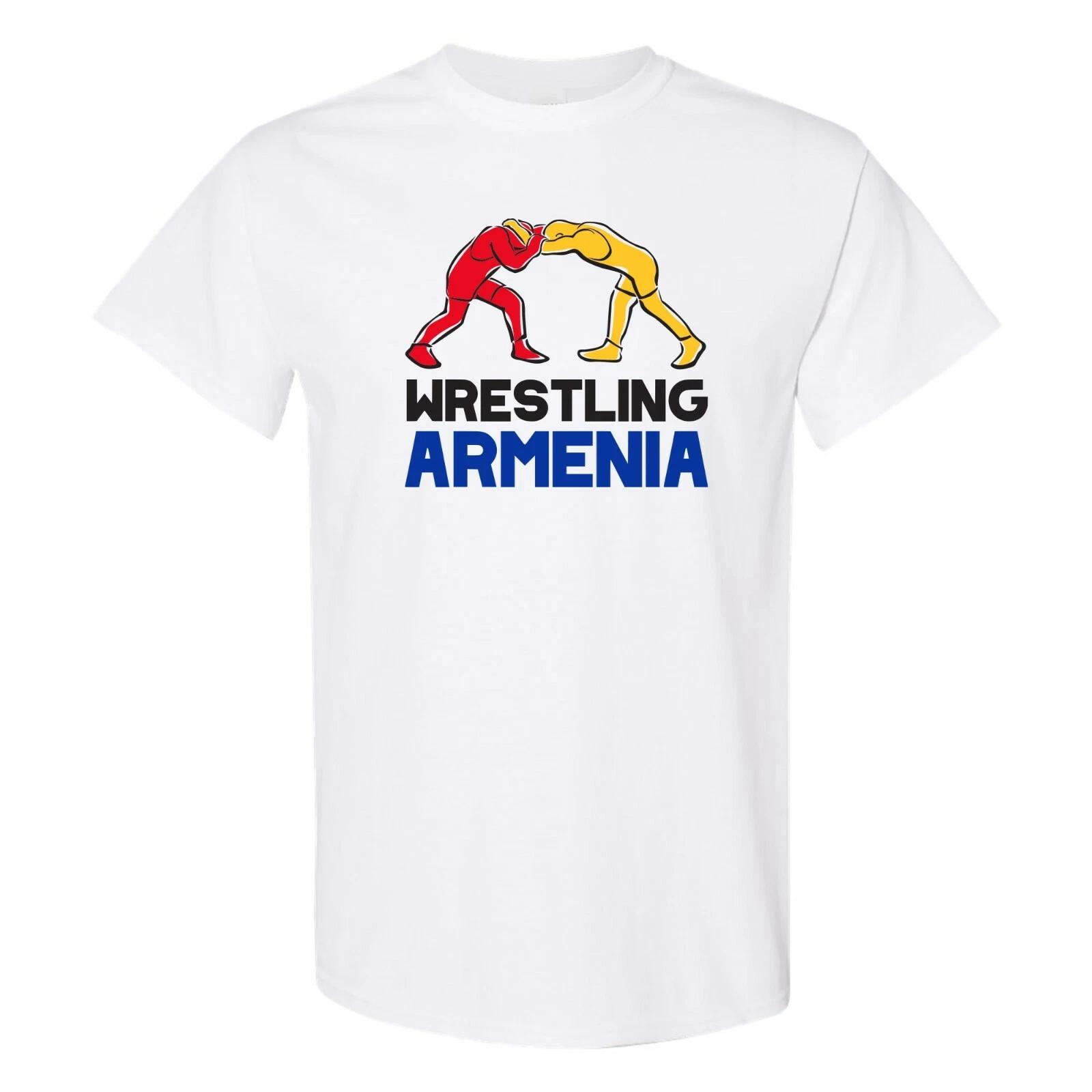 

Armenia Wrestling - Summer Games Sport Event Athletics T Shirt - White 3XL