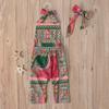 Summer Toddler Baby Girls Sleeveless Dashiki  Romper Jumpsuit Clothes