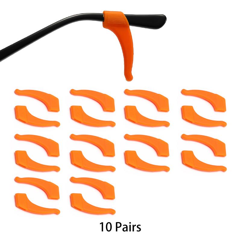 KAMMPT 5/10 Pairs Per Set Glasses Ear Hook New Multi-color Silicone Non-Slip Eyewear Ear Grips Soft Eyelasses Leg Fixing Hooks
