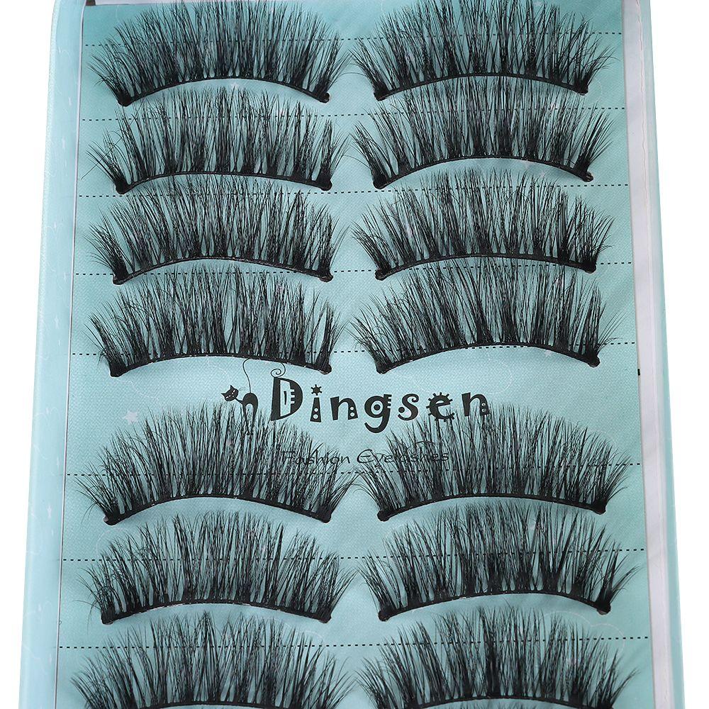 Ultra-wispies Super Soft Fluffy 3D Faux Mink Hair False Eyelashes Lash Extension Tools Natural Long