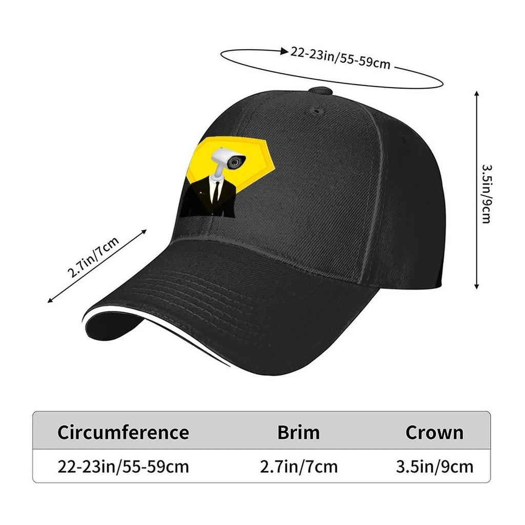 Skibidi Toilet Meme Camera Man Design For Kids and Adult Meme Fans Baseball Cap Hat Beach Sun Cap Icon Womens 2025 Mens