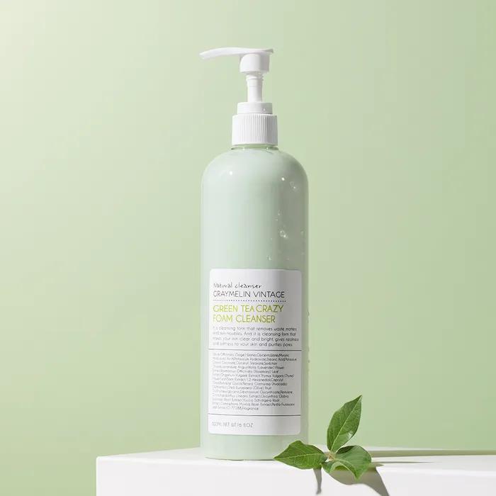 [1+1][Gentle Cleansing] Crazy Large Capacity Foam Cleansing 500ml 4 Types (Select 2)