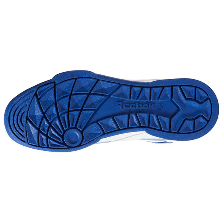 Reebok BB 5400 MU Rundzehen-Schnür-High-Top-Basketballschuhe Herren-Sneaker Weiß Blau CN7224