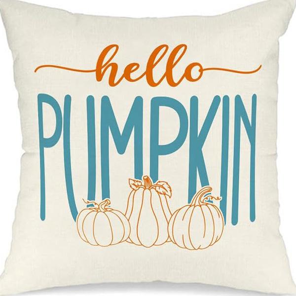 

Новая праздничная наволочка с принтом ко Дню благодарения, подушка, диван, прикроватная, домашняя, наволочка, поясничная подушка, чехол 45 * 45Cm [without core]