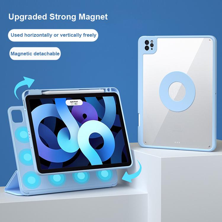 For iPad Air M3 2025 M2 2024 11 Inch Magnetic Cover Case for iPad Pro 11 Inch 2022 for iPad Air 5 Air 4 Case With Pencil Holder