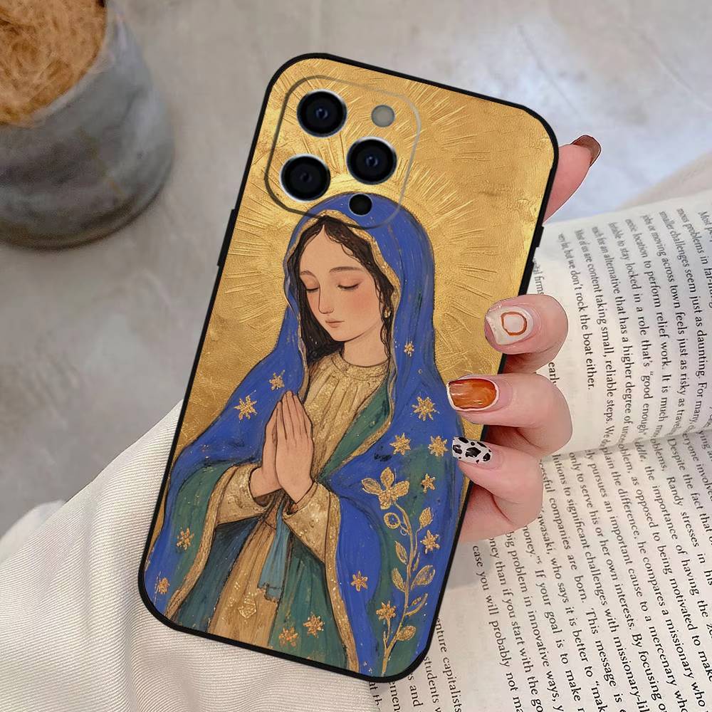 

V-Virgen Mary Virgin Phone Case Silicone Soft For IPhone 17 16 15 14 13 12 11 X XR Plus Pro Max Plus iPhone14