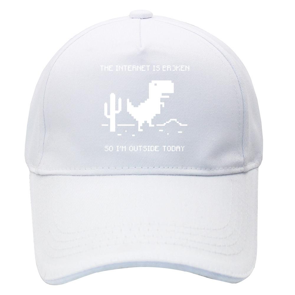 Şapcă Baseball Internetul este spart Pagina web Computer Dinozaur Pălărie Zi de naştere Pălării unisex Iubit Soţ Programator Şepci geek