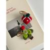 Elegant Table Happy Christmas Keyring 6 Types of Doll Keychains Wool