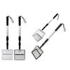 Metal Litter Scoop For Cats With Retractable Handle Efficient Sifting Design Multiuse Chicken Coop Rake Cleaning Tool