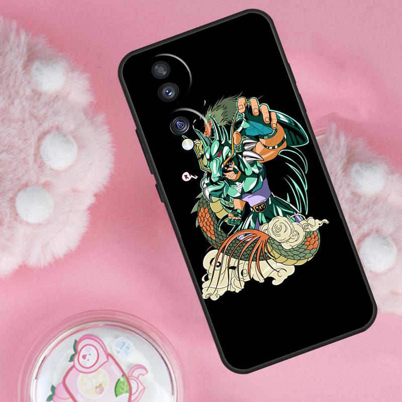 Saint Seiya Shiryu Case For Honor 200 Pro 50 70 90 Lite X9b X9a X8b X8a X8 X9 X9c Honor Magic 7 6 5 Lite Cover