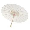 22/28/40/52cm Oil Paper Umbrella White Color Small Size Paper Umbrella Original Handmade Vintage Style Dance Umbrella