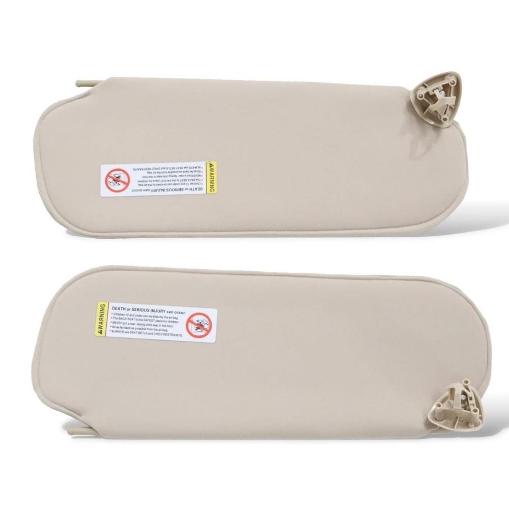 Pair Beige Left Right Sun Visor 84054688 For Chevrolet Express 1500 1999-2014
