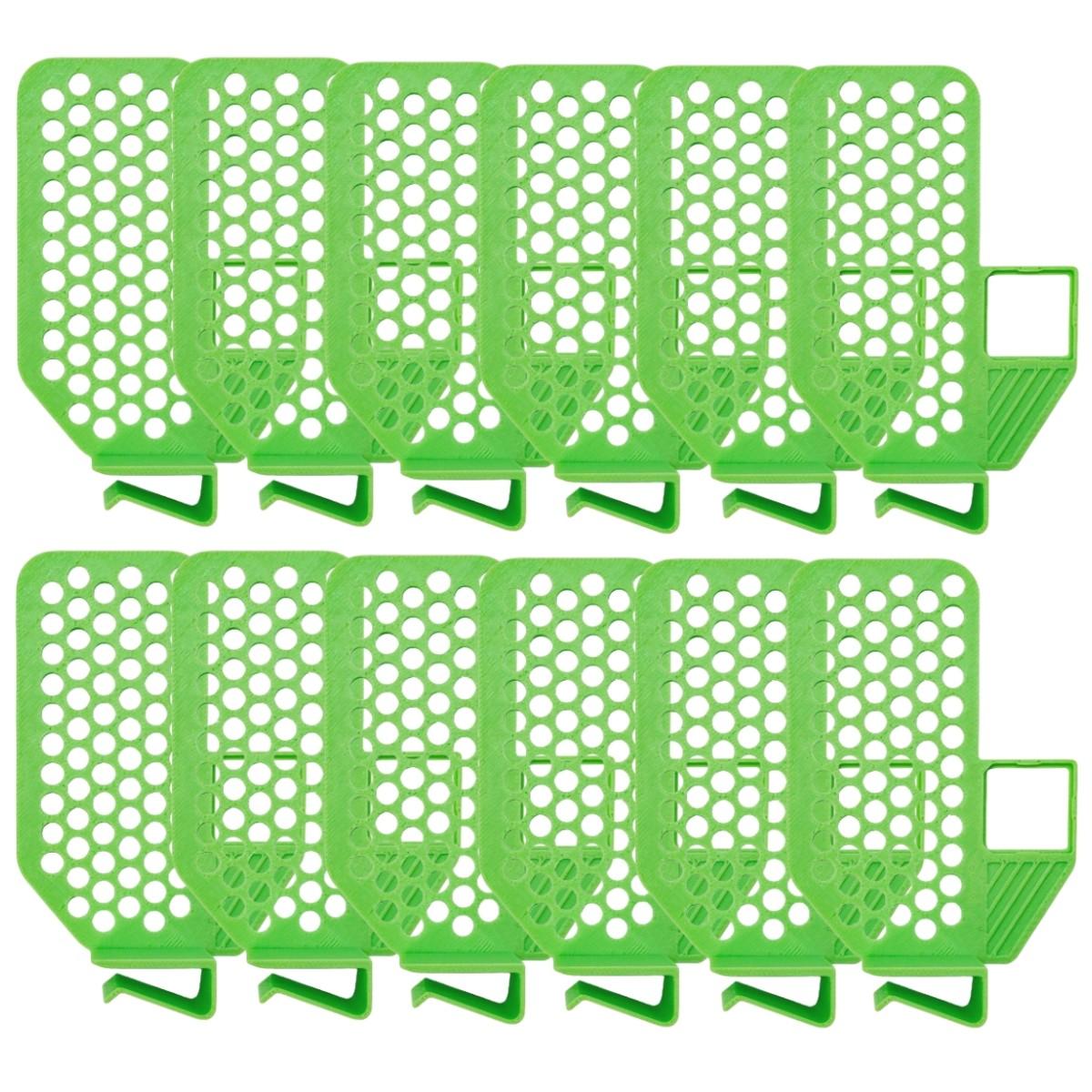 

Customizable Fridge Layout Drawer Divider Plates Storage Fridge Dividers Customizable Layout Easy Installation зелёный