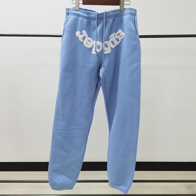 Young Thug Style Spider Web Hoodie Set