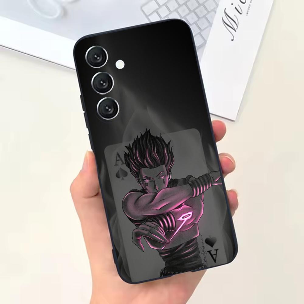 Anime H-Hisoka M-Morow Phone Case For Samsung Galaxy A13,A21s,A22,A31,A32,A52,A53,A71,A80,Soft Black Shell