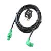 Car Power Supply USB Switch Socket Wire Cable Harness for  E60 E81 E70 E90 F12 F30 F10 F25