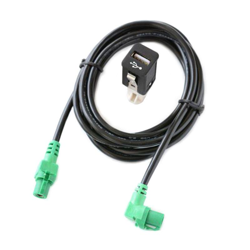 Car Power Supply USB Switch Socket Wire Cable Harness for E60 E81 E70 E90 F12 F30 F10 F25