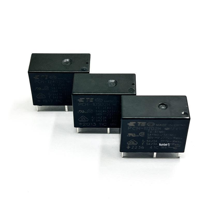 Tyco Relay PCH Series SPDT 5A 5-Pin (Models: 105D2H, 112D2H, 124D2H)