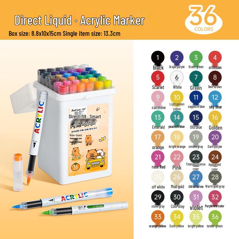 Touchcolor Soft-Tip Acrylic Marker Pen Set
