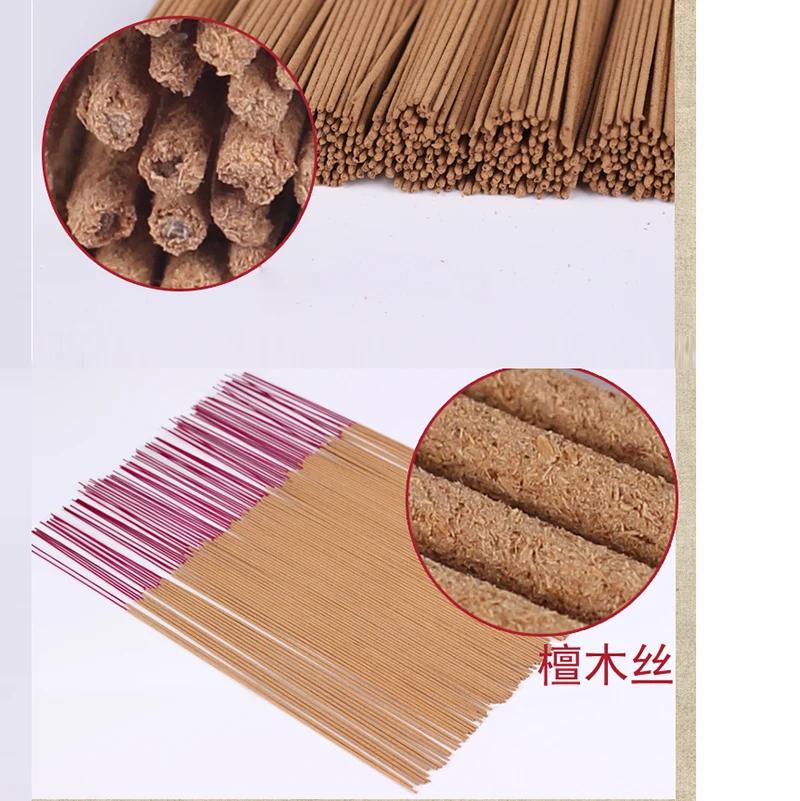 1000pcs/lot Pure Natrual Hand Rubbing Indian Laoshan Sandalwood Incense Sticks Bulk Household Fragrance Bamboo Stick Incense