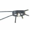 Black Head Harness Restraints Blindfold Open Mouth Ring Gag   Gags