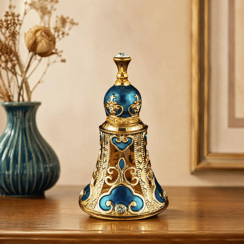 Refillable Decorative Fragrance Bottle Dipstick Applicator Glass Fragrance Bottle Storage
