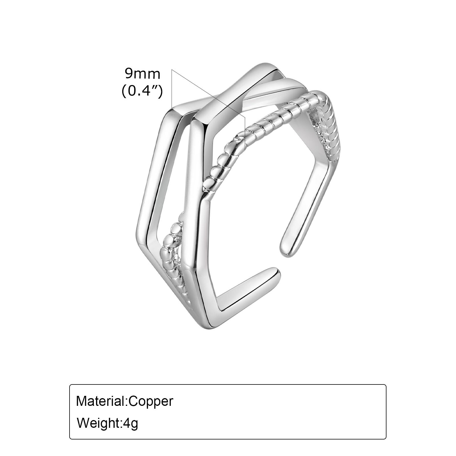 

Geometric Twist Weave Ring for Men Boys,Stacked Open Finger Rings,Adjustable Hiphop Minimalist Statement Jewelry Gift for Him adjustable