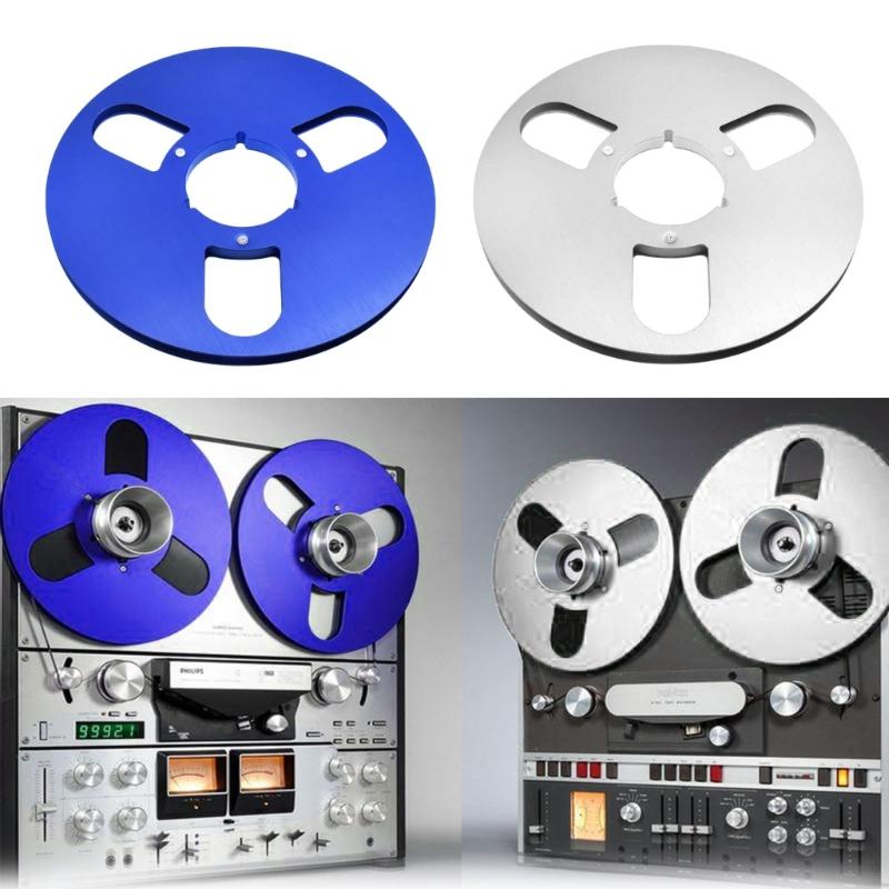 New 3 Hole Aluminum Reel With 1/4 10.5Inch Open Tape And Nab Hub Disk For Professional Recording