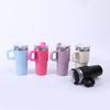 Hot-selling 10oz Handle Cup 101 Stainless Steel Portable Car Thermos Cup Multi-color Straw Cup
