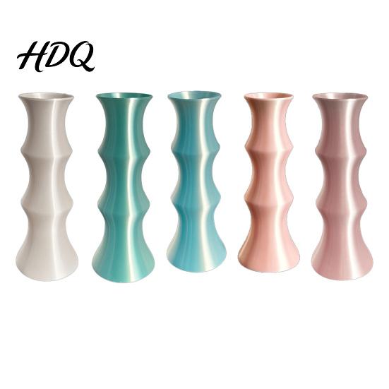 Indoor Ceramic Vase for Bedroom 3D Printed Flower Vase Modern Decorative Minimalist Container Artistic Elegant Table Centerpiece Flowers Floral