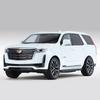 1/24 Full Scale Escalade SUV Alloy Car Model Die-cast Metal Off-road Vehicle Car Model Simulation Sound and Light Collection Children's Toy Gift