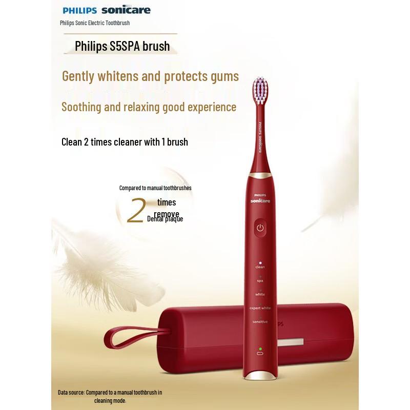 

Philips S5 Sonic Electric Toothbrush CN plug (adapter included)